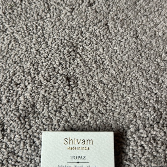 Shivam 14K Gold Plated Sterling Silver Topaz Gemstone Earrings - Picture 2 of 4